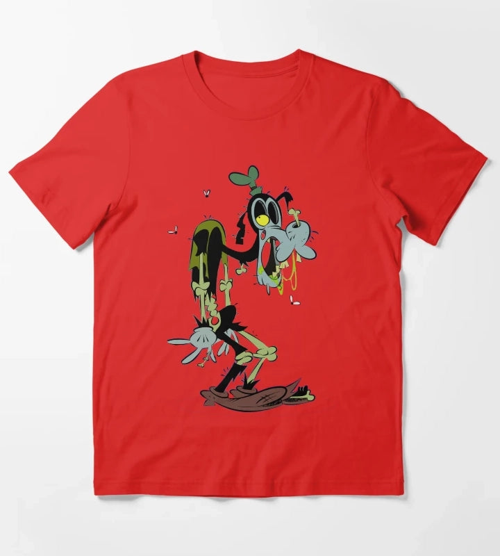 Creepy Halloween T-Shirt Red