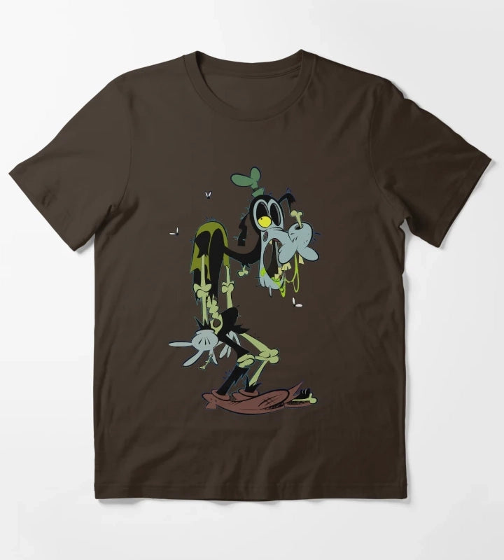 Creepy Halloween T-Shirt Brown