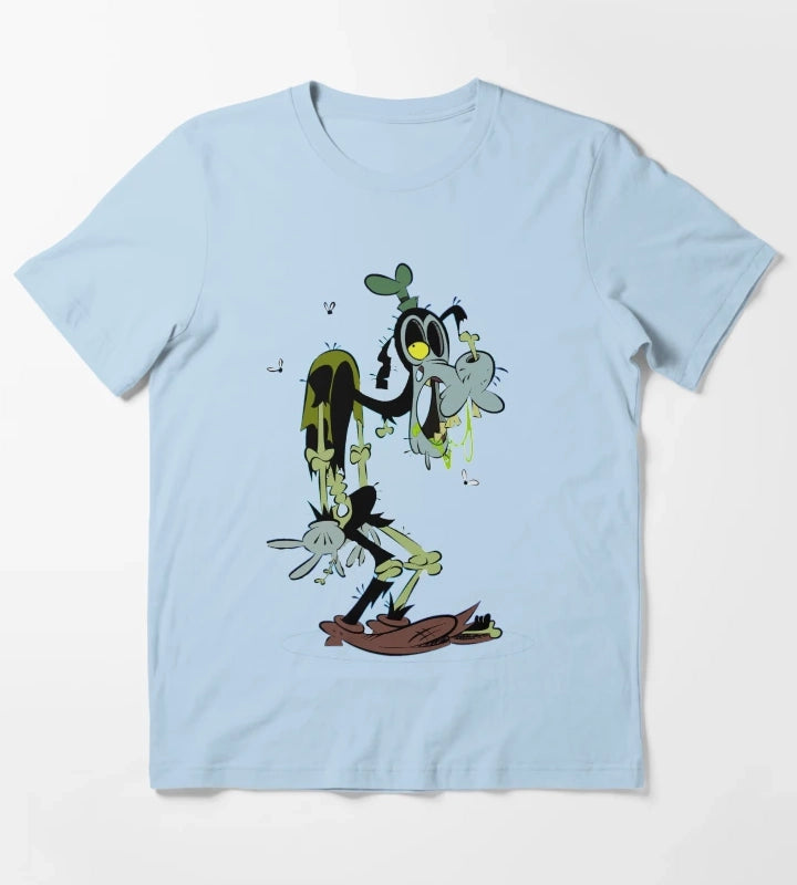 Creepy Halloween T-Shirt Sky Blue