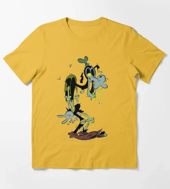 Creepy Halloween T-Shirt Yellow