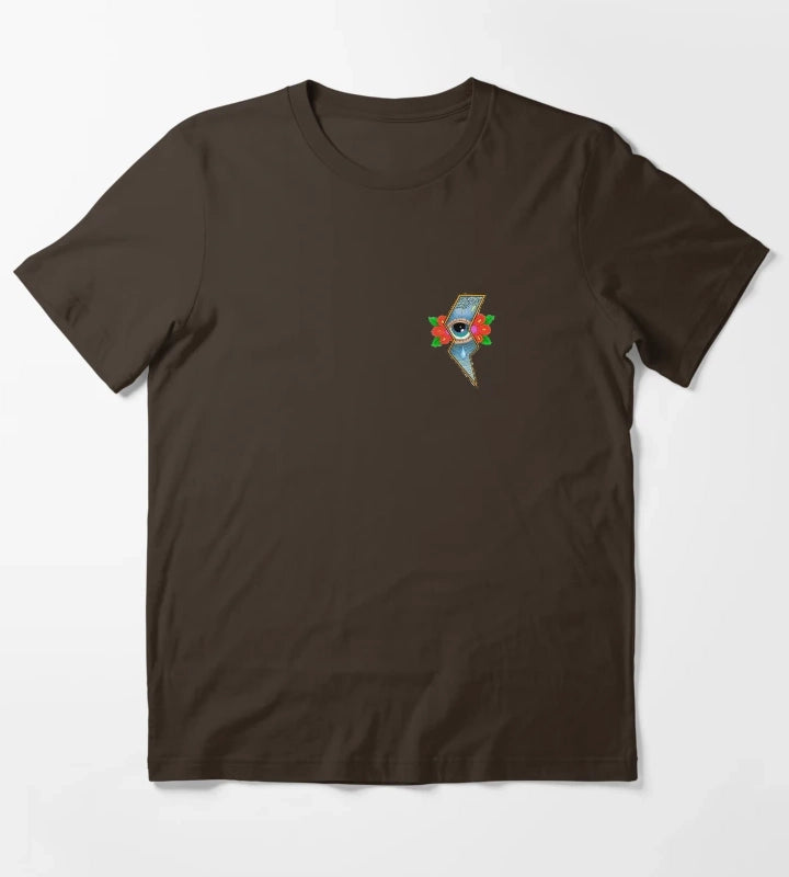 Crying Lightning T-Shirt Brown