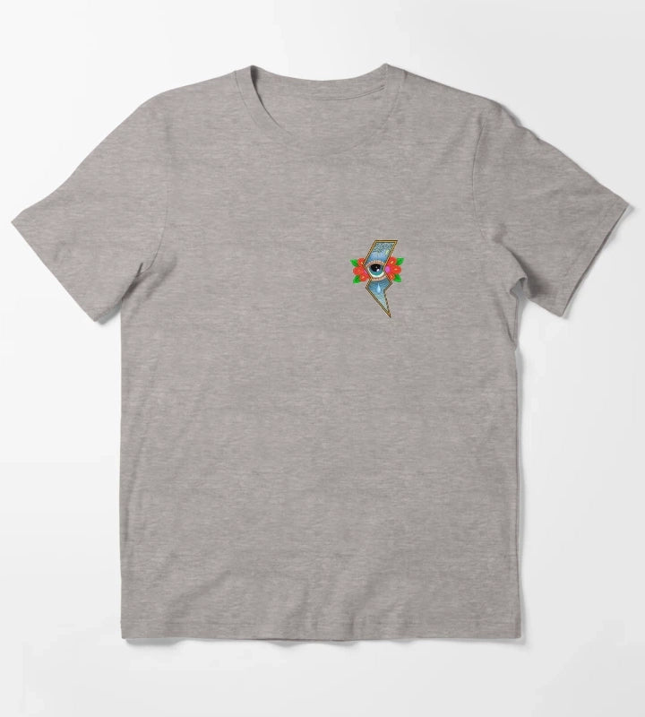 Crying Lightning T-Shirt Heather Grey