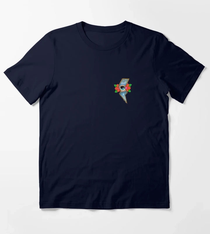 Crying Lightning T-Shirt Navy