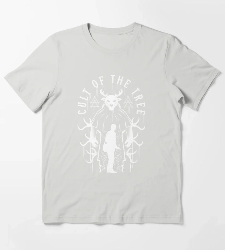Cult Of The Tree Crest T-Shirt Light Grey
