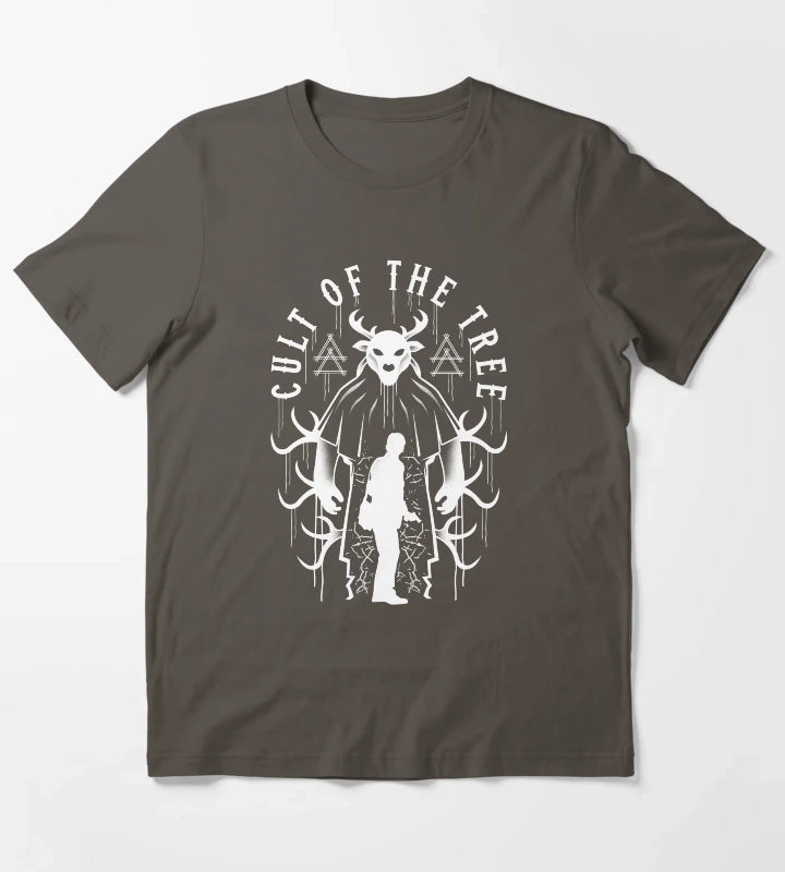 Cult Of The Tree Crest T-Shirt Dark Grey