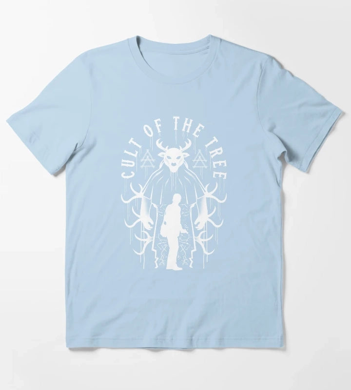 Cult Of The Tree Crest T-Shirt Sky Blue