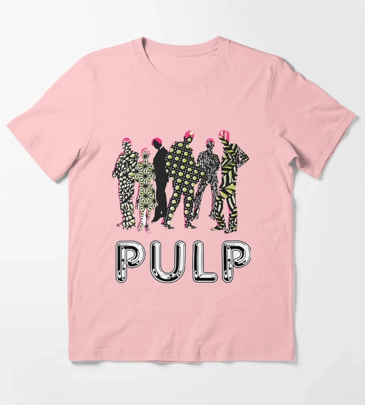 Custom Pulp Hits Band T-Shirt Dark Grey