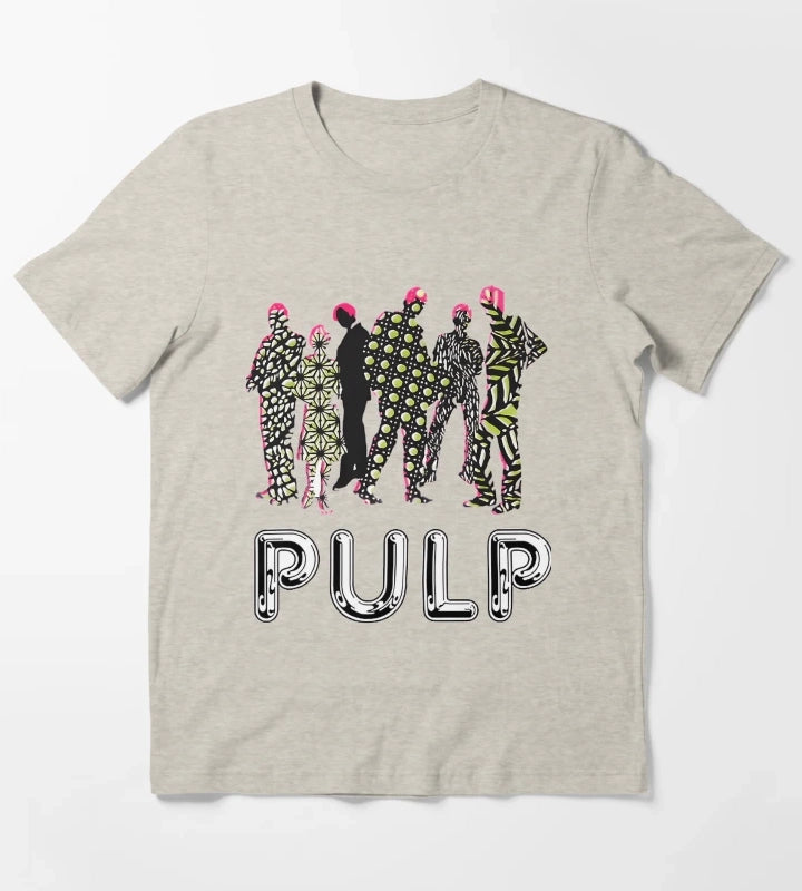 Custom Pulp Hits Band T-Shirt Cream