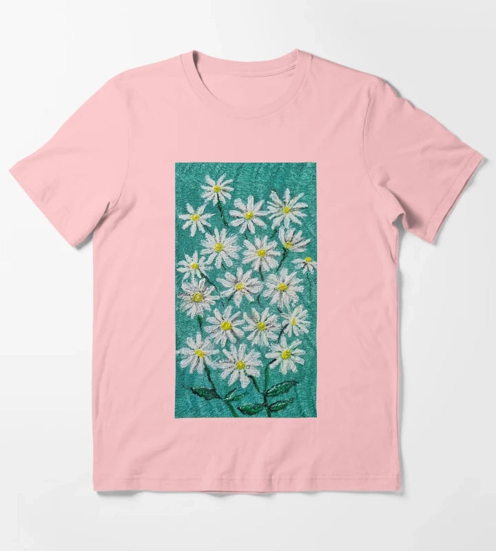 Cute Daisies by Kzacreative T-Shirt Dark Grey