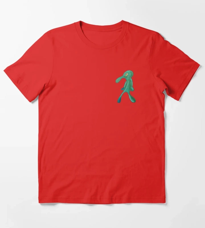 Cutout Bold n Brash Spongebob Squarepants T-Shirt Red
