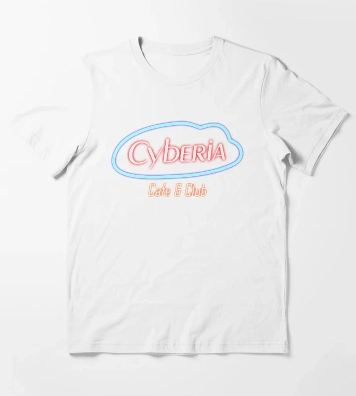 Cyberia Serial Experiments Lain T-Shirt White