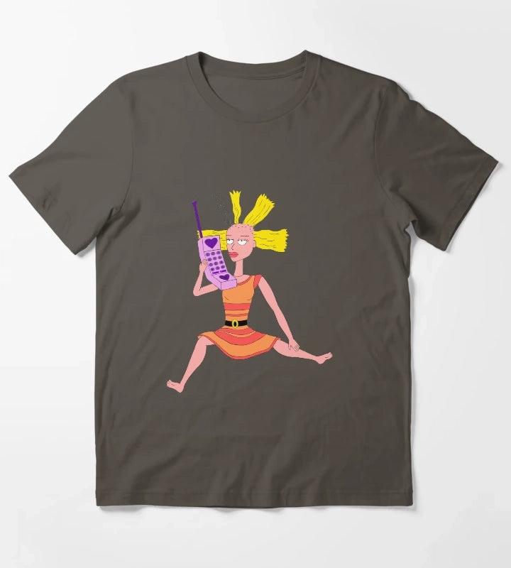 Cynthia Doll Rugrats T-Shirt Dark Grey