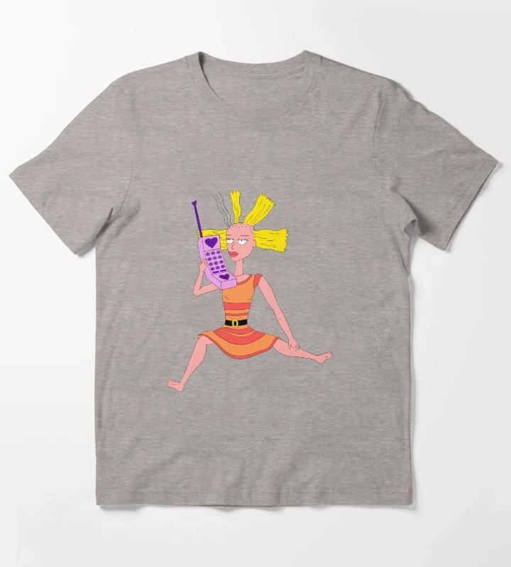 Cynthia Doll Rugrats T-Shirt Heather Grey