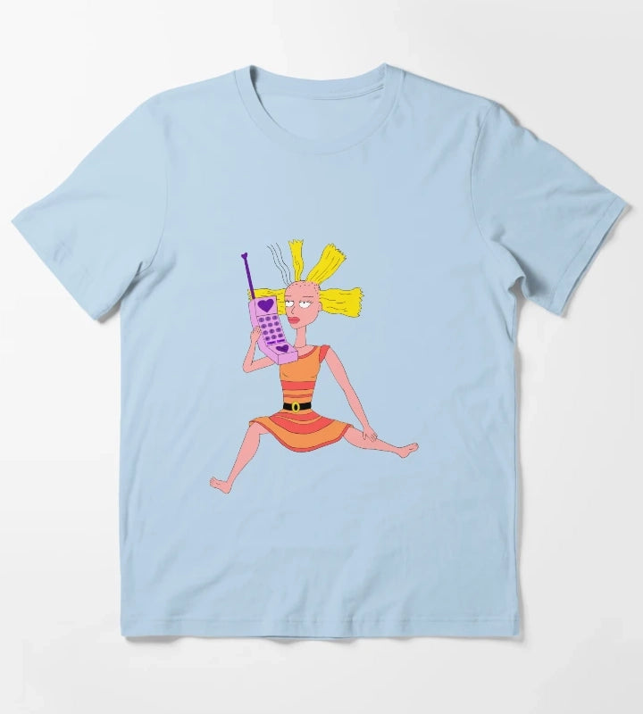 Cynthia Doll Rugrats T-Shirt Sky Blue