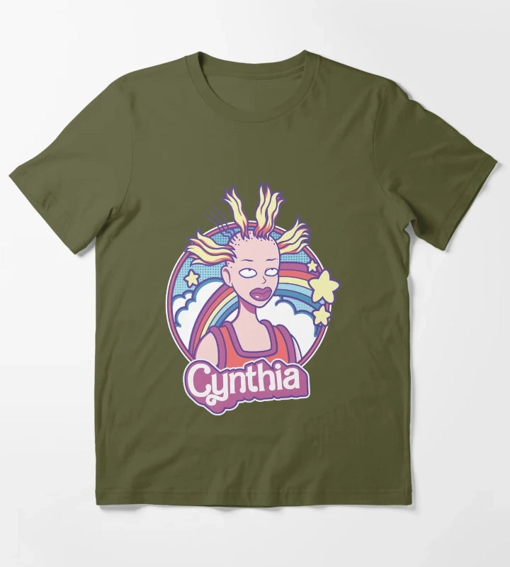 Cynthia doll T-Shirt Olive Green