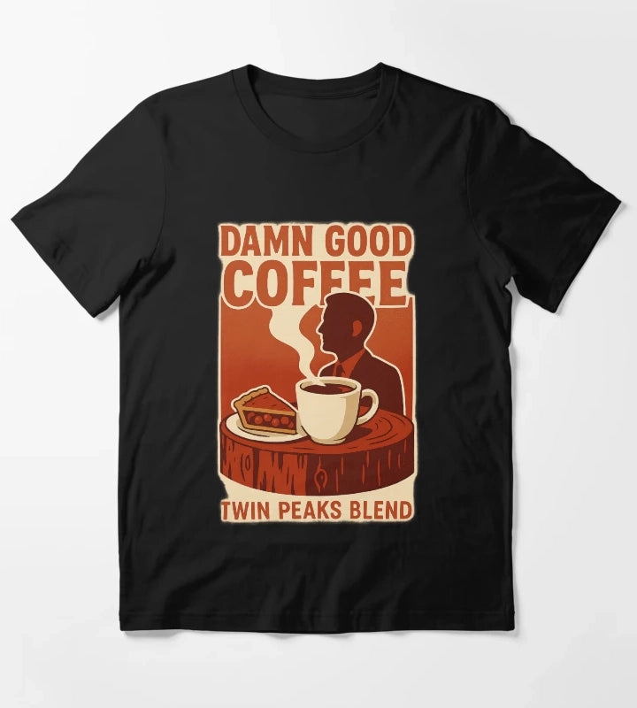 DAMN GOOD COFFEE Agent Cooper Tribute T-Shirt