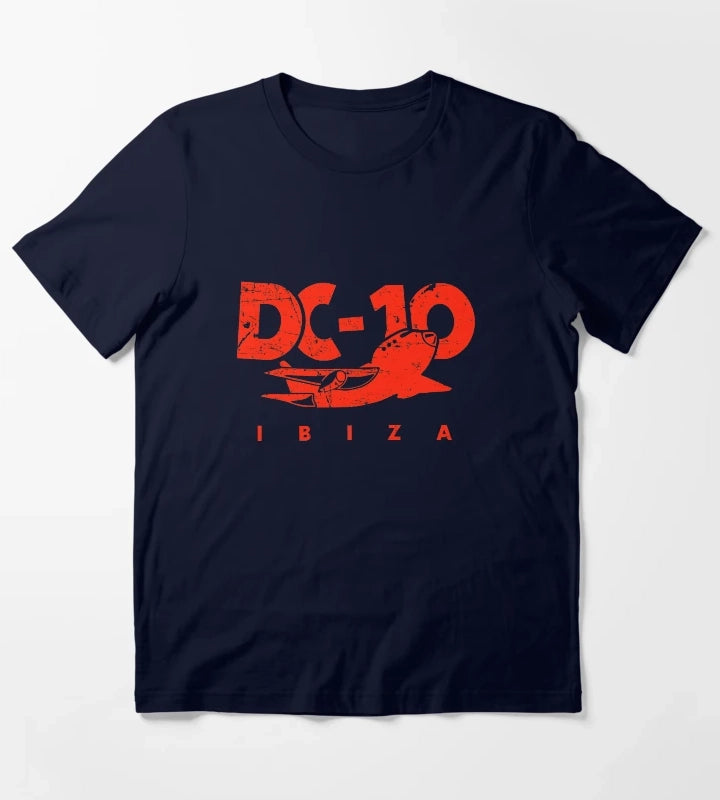 DC10 Bar Club IBIZA vintage red MODEL Club legend by La French Touch original HD DESIGN T-Shirt Navy