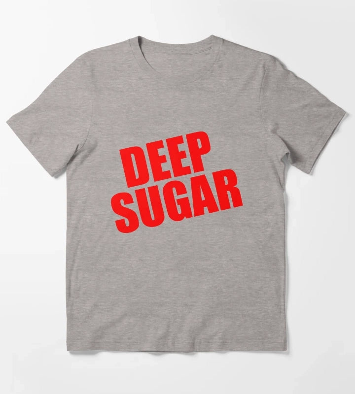 DEEP SUAGR RED T-Shirt Heather Grey