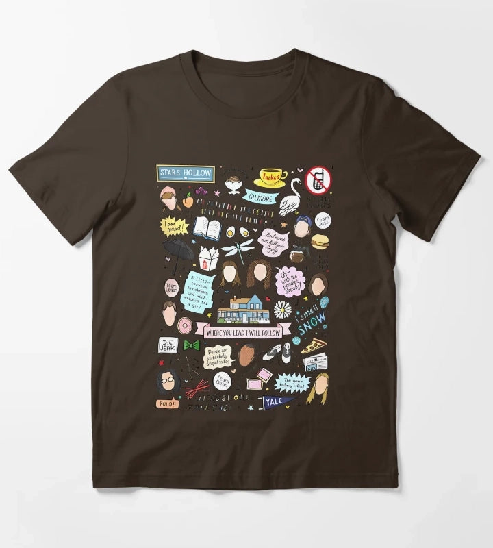 DETAILS T-Shirt Brown