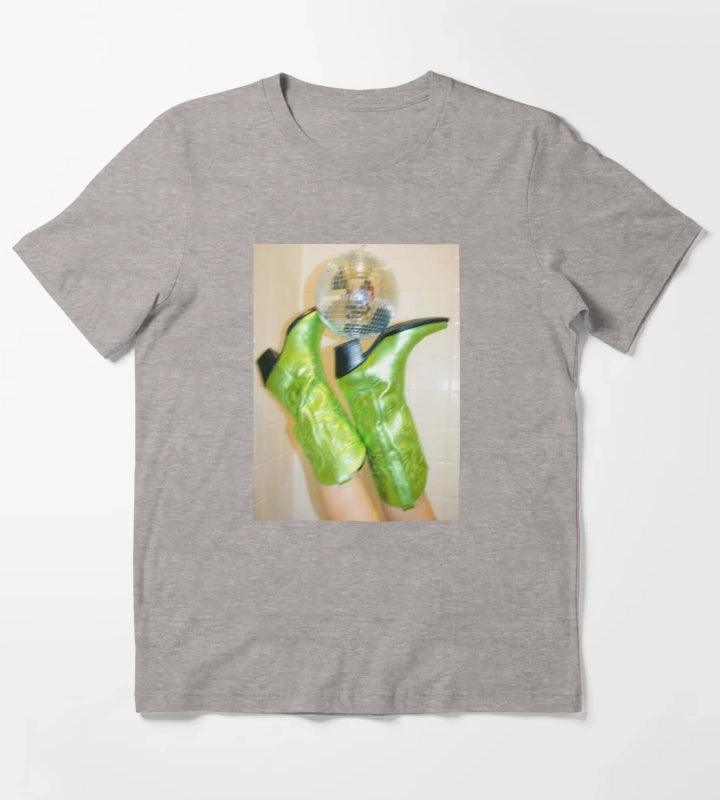 DISCO COWBOY BOOTS T-Shirt Heather Grey