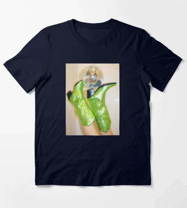 DISCO COWBOY BOOTS T-Shirt Navy