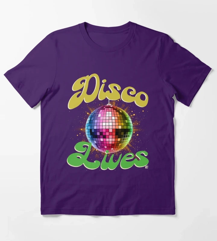 DISCO LIVES T-Shirt Purple