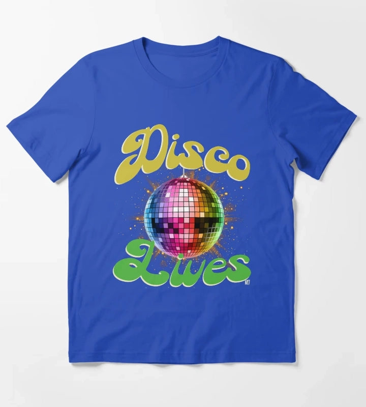 DISCO LIVES T-Shirt Blue