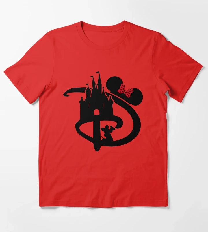 D Castle Pocket Minnie T-Shirt Red