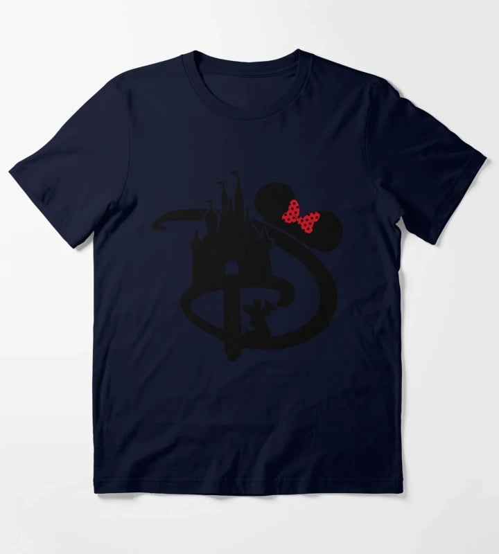 D Castle Pocket Minnie T-Shirt Navy