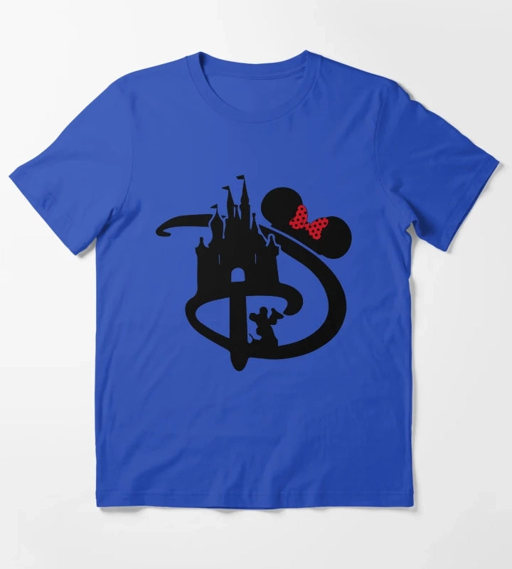 D Castle Pocket Minnie T-Shirt Blue