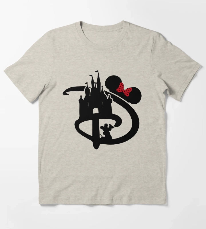 D Castle Pocket Minnie T-Shirt Cream