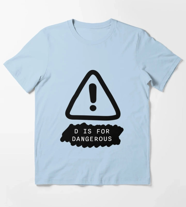 D Is For Dangerous Arctic Monkeys T-Shirt Sky Blue