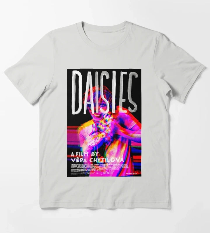 Daisies 1966 English Poster T-Shirt Light Grey