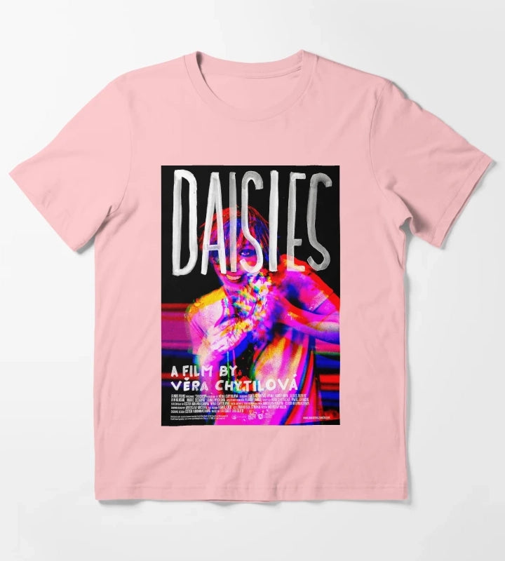 Daisies 1966 English Poster T-Shirt Dark Grey