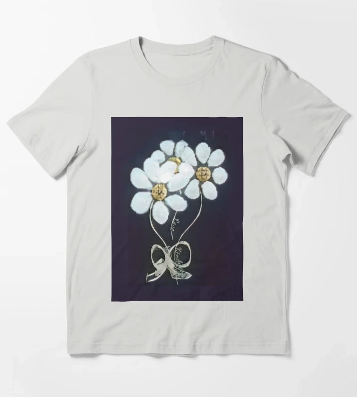 Daisies Love Kindness T-Shirt Light Grey