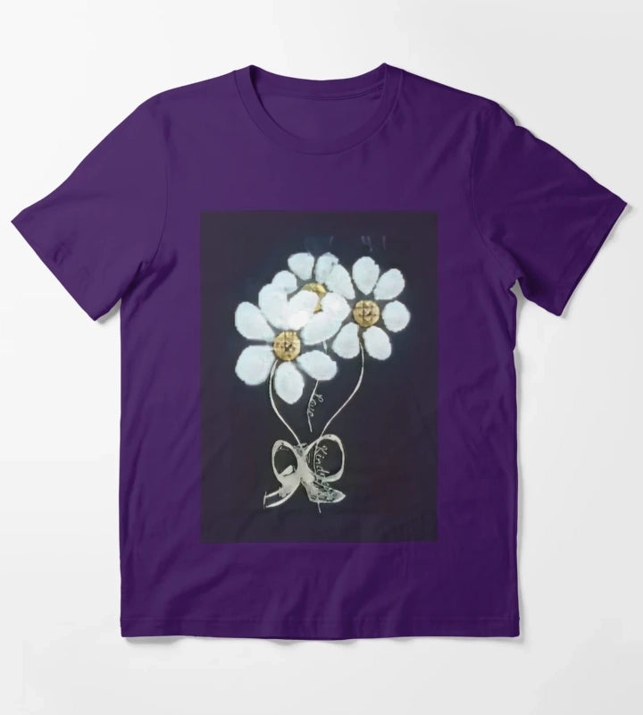 Daisies Love Kindness T-Shirt Purple