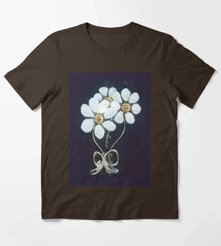 Daisies Love Kindness T-Shirt Brown