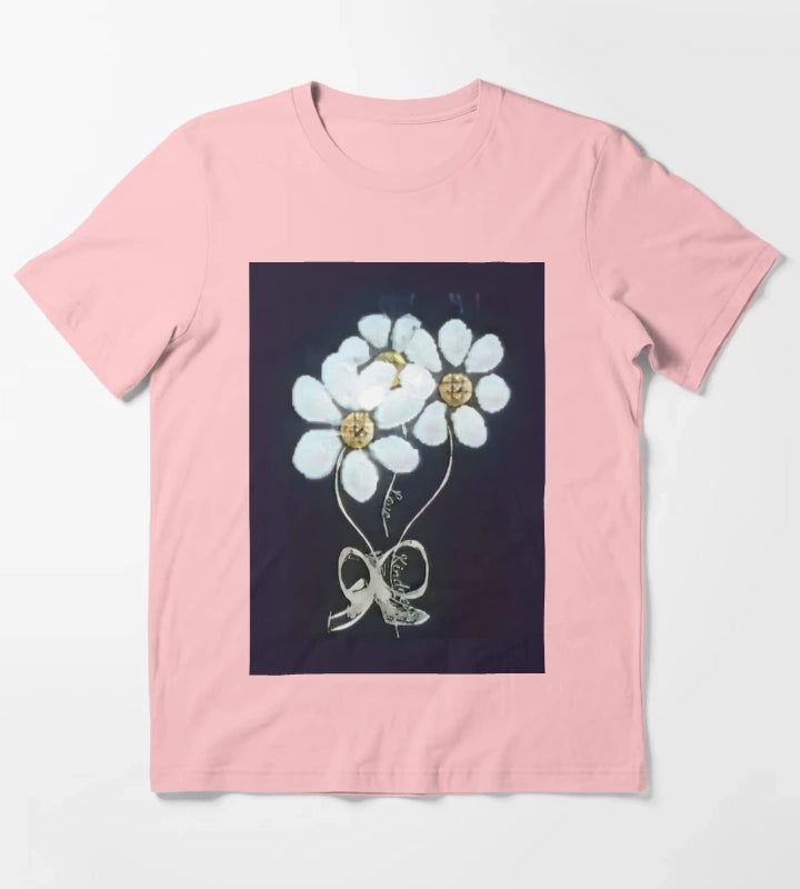 Daisies Love Kindness T-Shirt Dark Grey