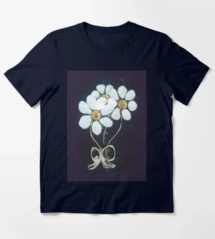 Daisies Love Kindness T-Shirt Navy