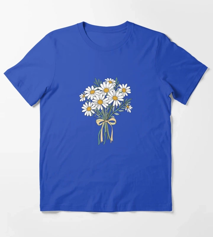 Daisies bouquet T-Shirt Blue
