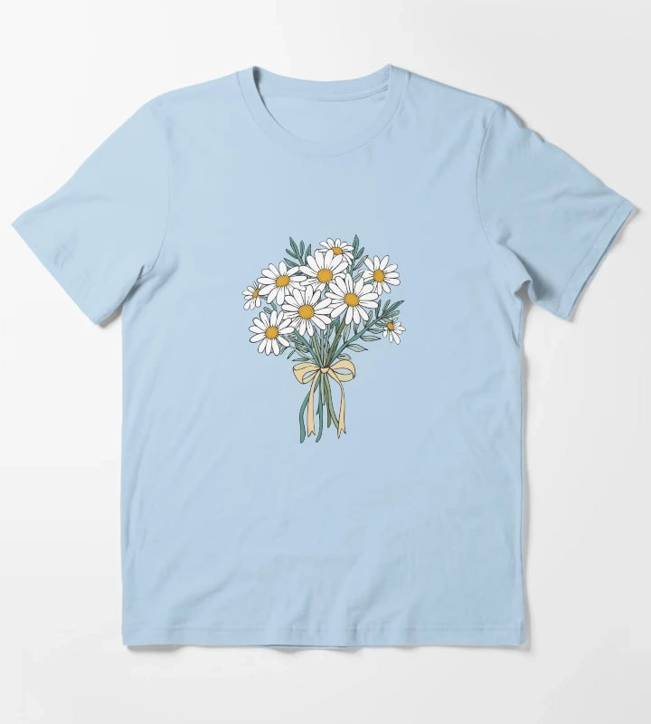 Daisies bouquet T-Shirt Sky Blue