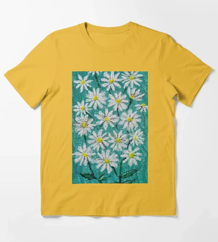 Daisies by Kzacreative T-Shirt Yellow