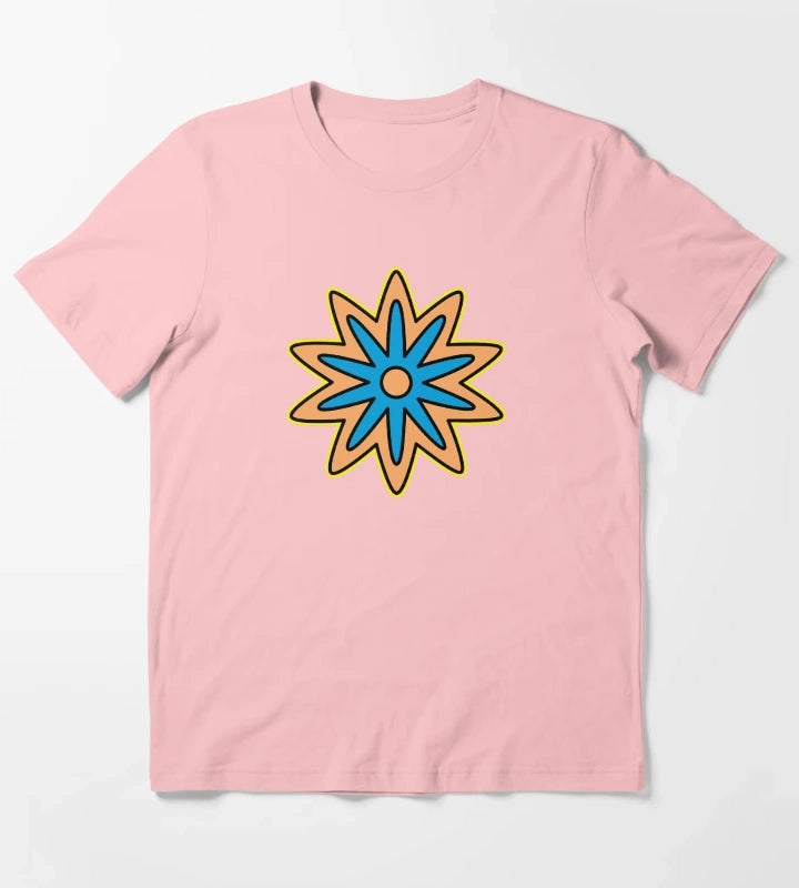 Daisy Age Cartoon Flower alt version T-Shirt Dark Grey