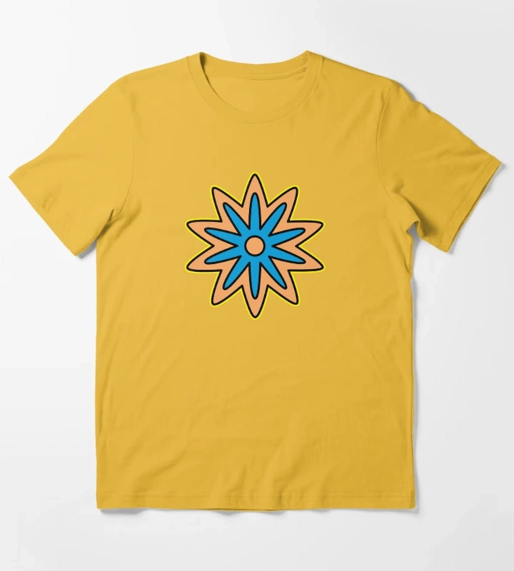 Daisy Age Cartoon Flower alt version T-Shirt Yellow
