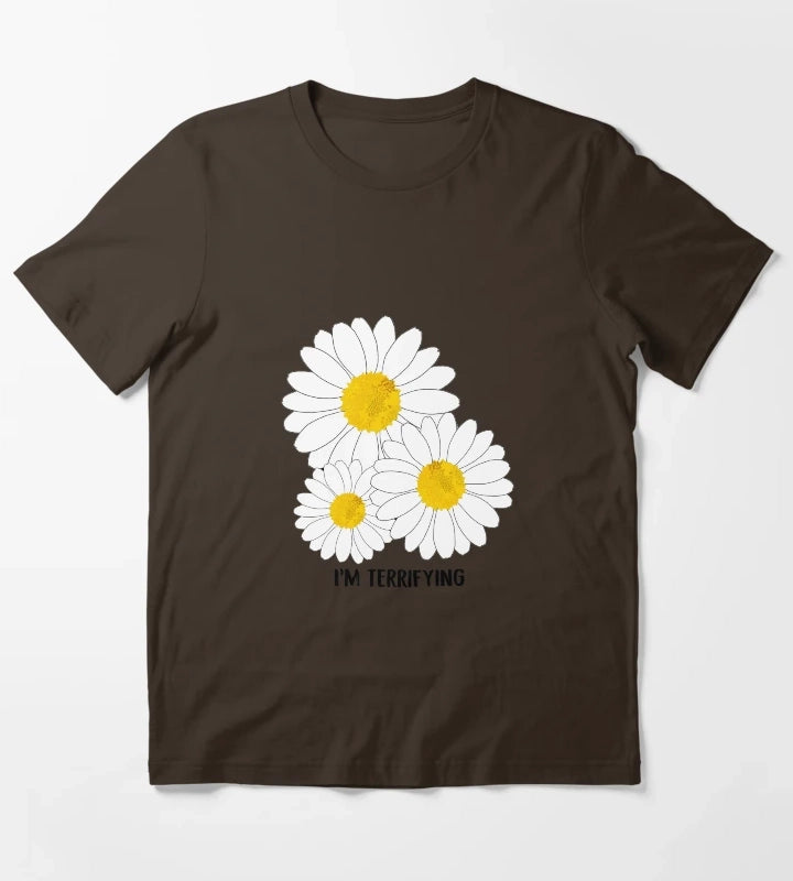 Daisy Ashnikko Im terrifying T-Shirt Brown