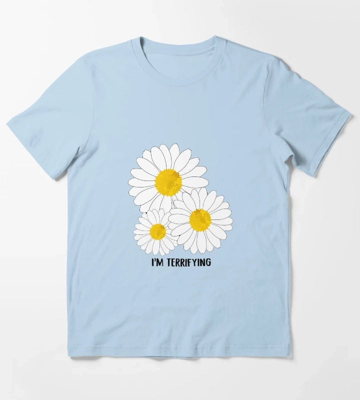 Daisy Ashnikko Im terrifying T-Shirt Sky Blue