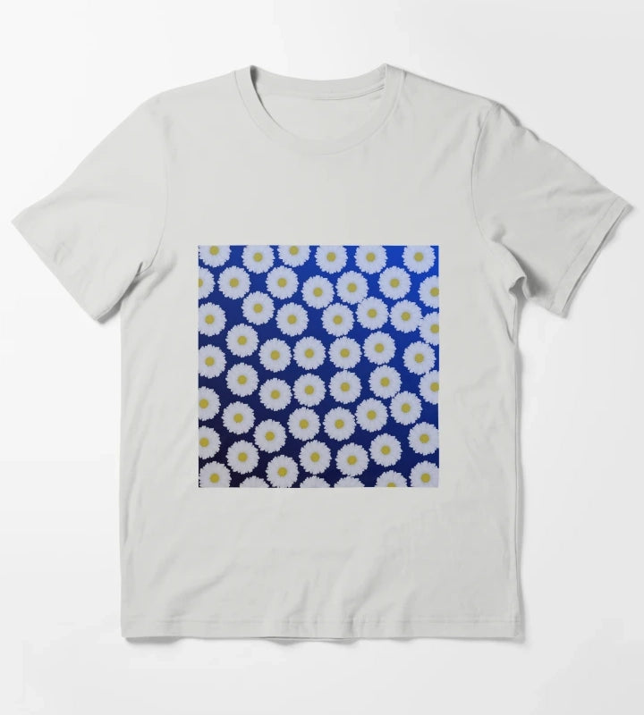 Daisy Blue T-Shirt Light Grey