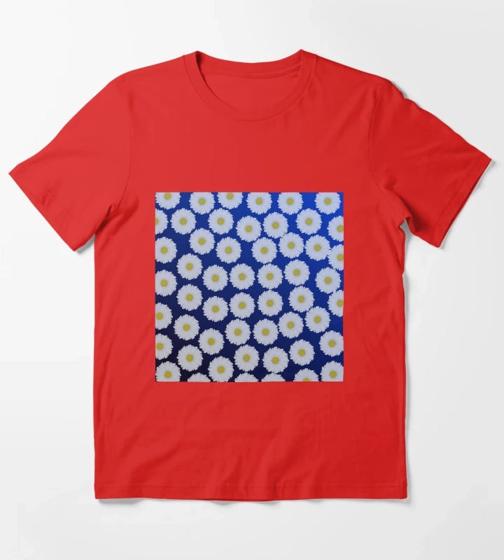 Daisy Blue T-Shirt Red