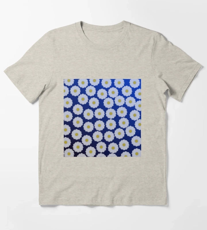 Daisy Blue T-Shirt Cream