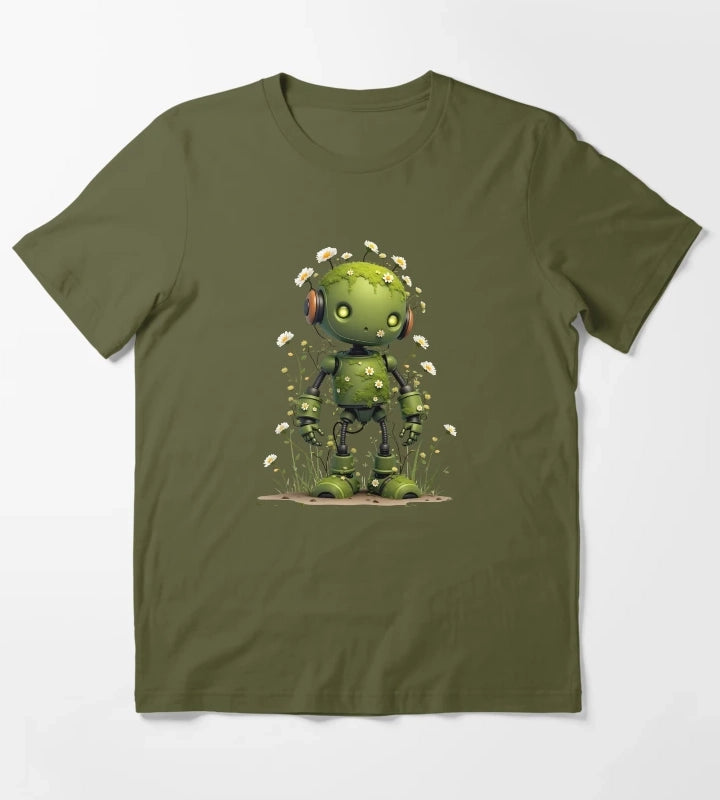 Daisy Bot T-Shirt Olive Green